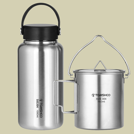 Stainless Steel Bottle with Cup or Hanging Pot